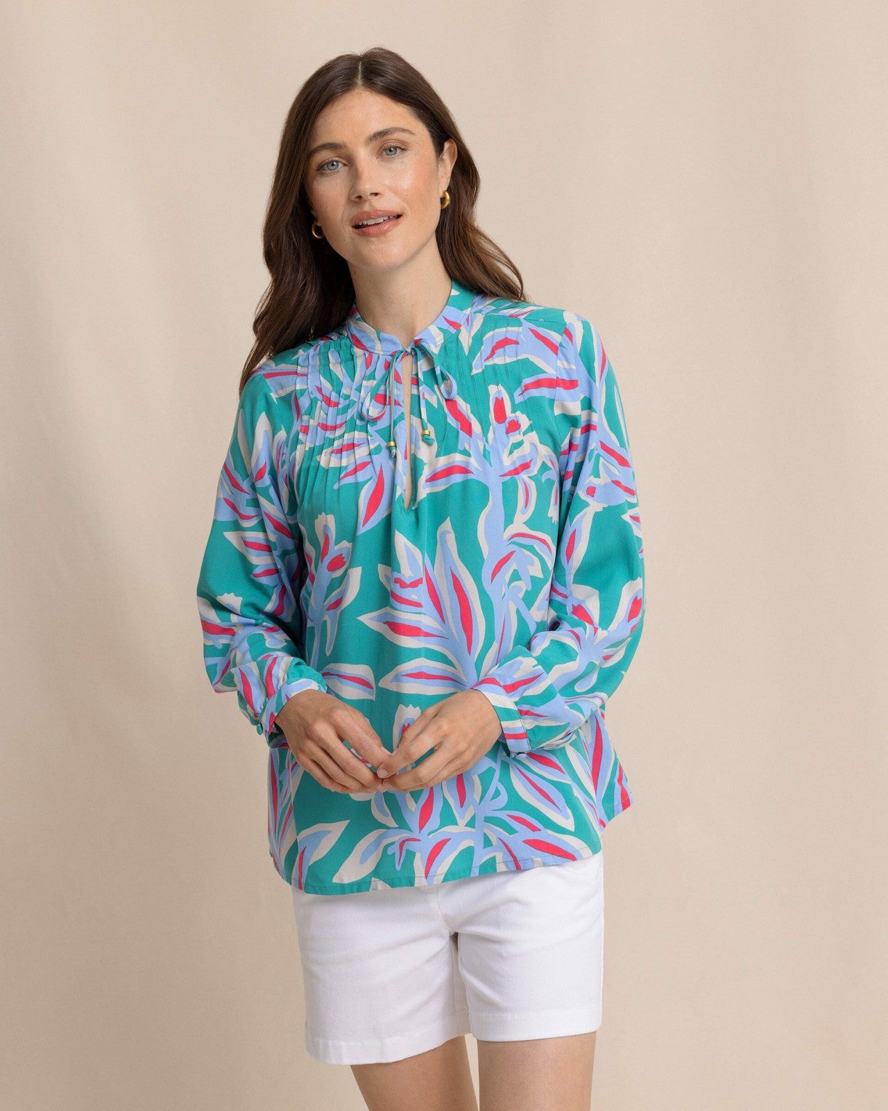 Bonni Vintage Gardens Blouse Southern Tide Discount