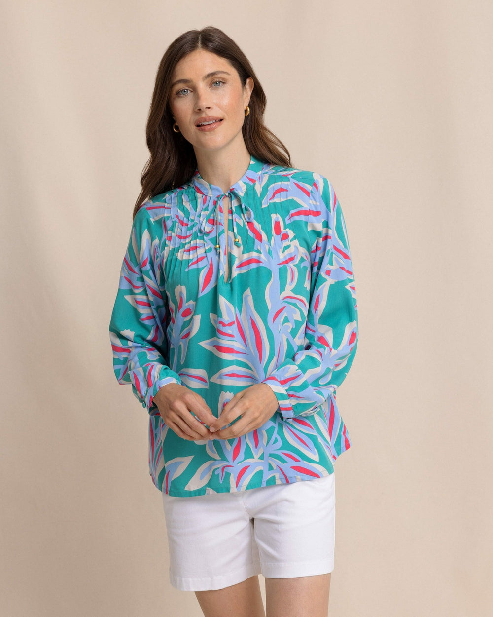 Bonni Vintage Gardens Blouse Southern Tide Discount