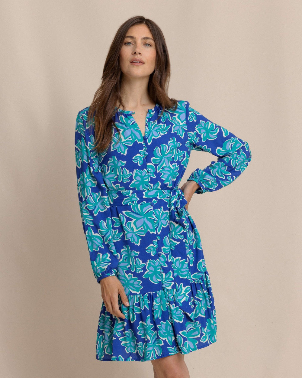 Merritt Forever Blooming Long Sleeve Dress Southern Tide Special Offer