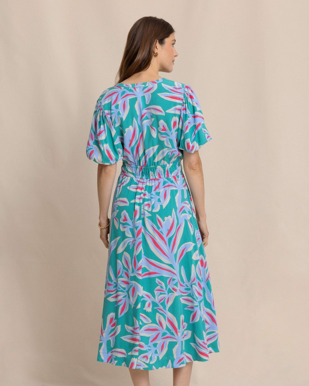 Penni Vintage Gardens Midi Dress Southern Tide Hot Deal