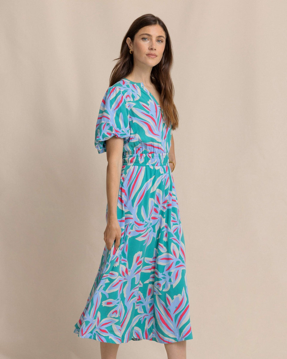 Penni Vintage Gardens Midi Dress Southern Tide Hot Deal