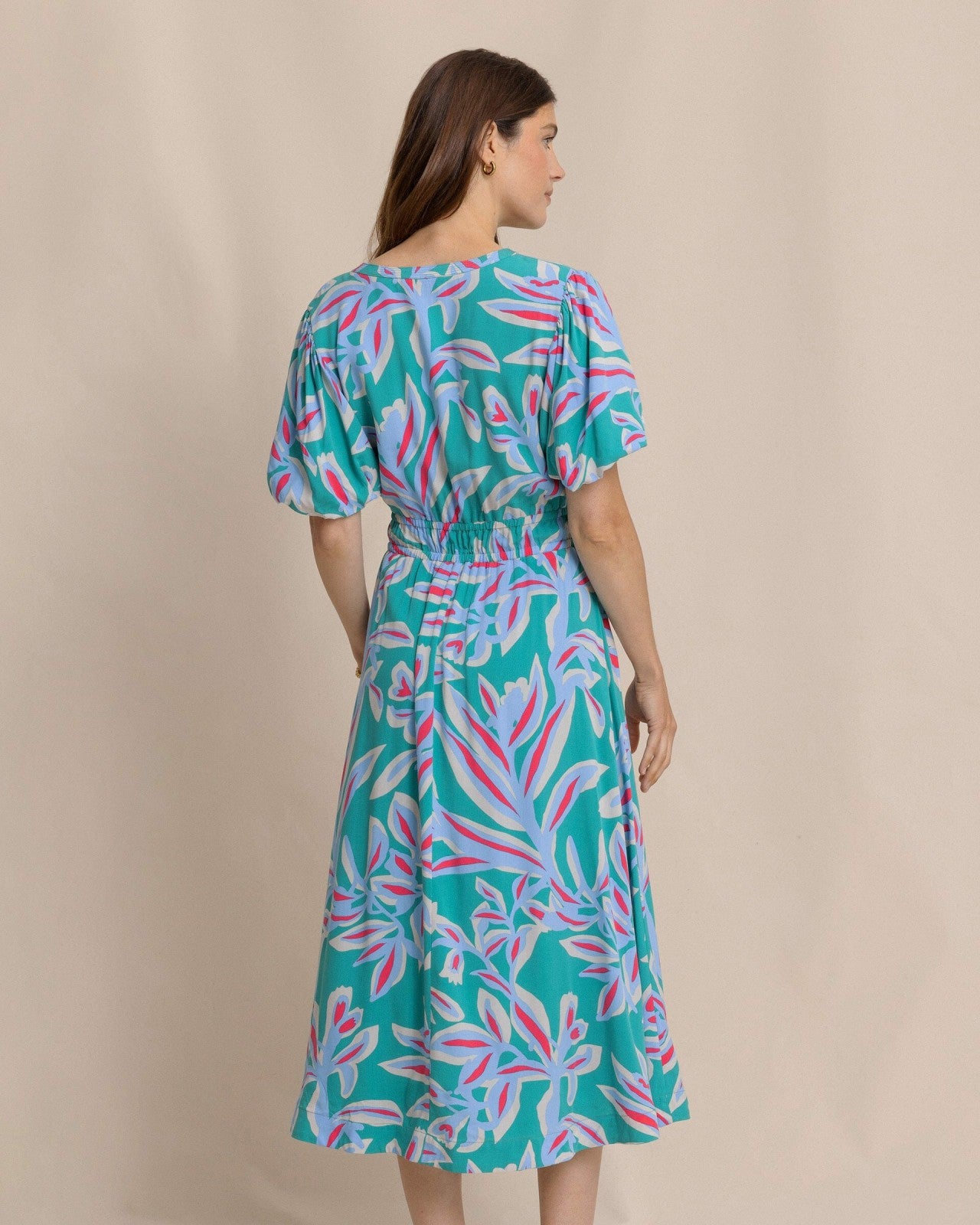Penni Vintage Gardens Midi Dress Southern Tide Hot Deal