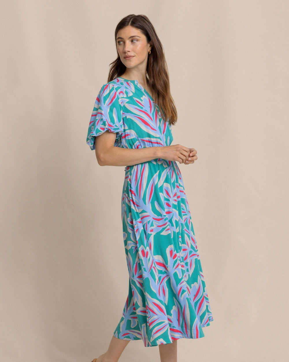 Penni Vintage Gardens Midi Dress Southern Tide Hot Deal