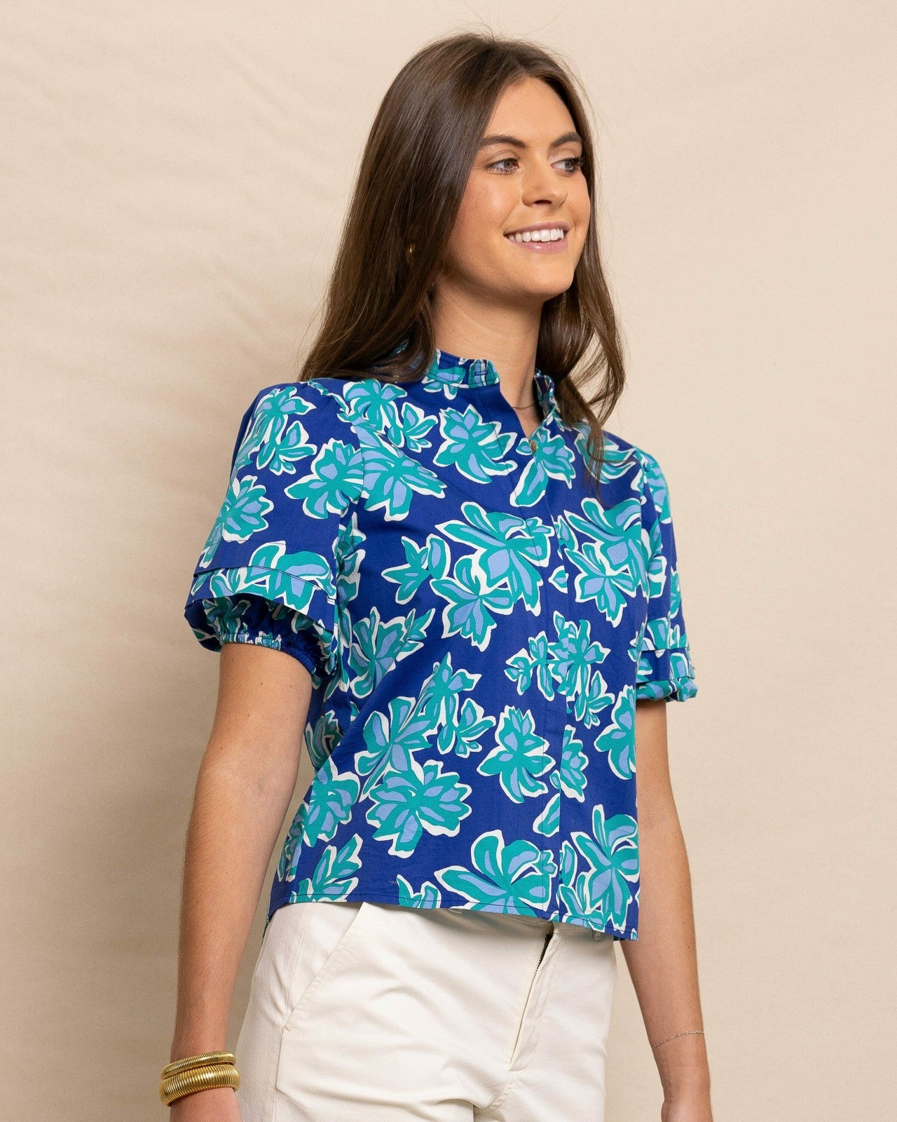 Payge Poplin Top Southern Tide Discounted