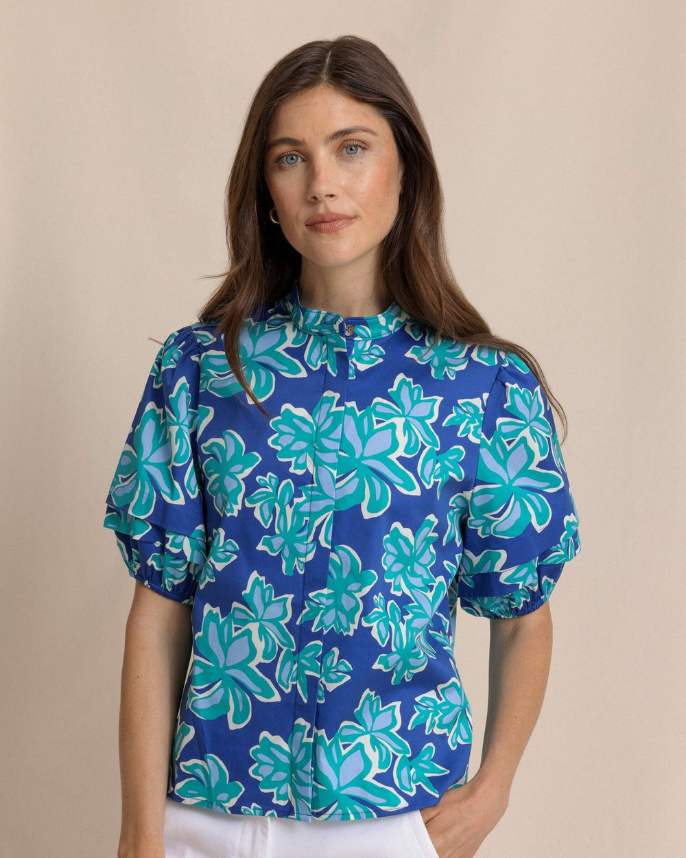 Payge Poplin Top Southern Tide Discounted