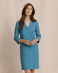 Teal Alicia Stripe Dress Southern Tide Savings