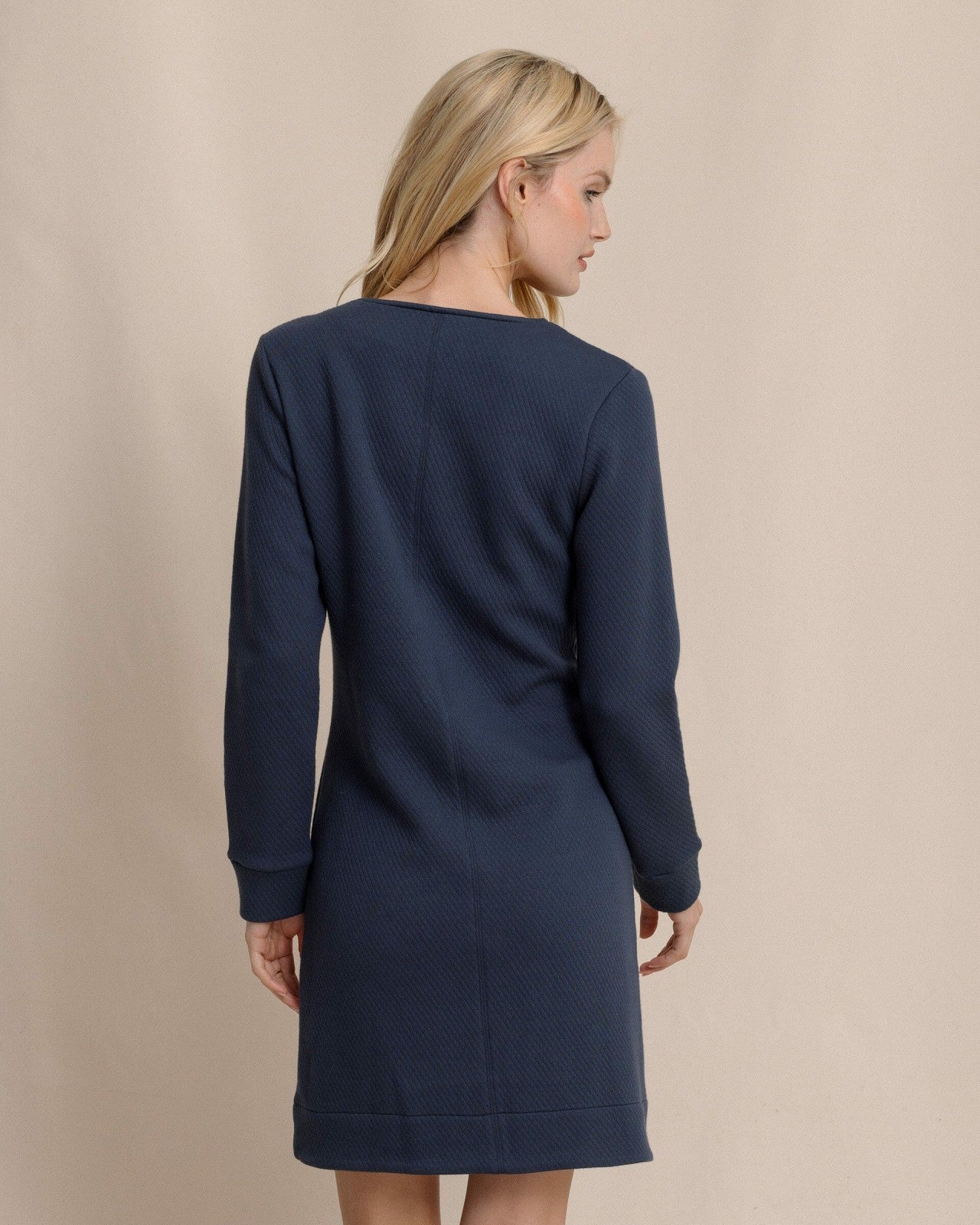 Cady Jacquard Dress - Dress Blue Southern Tide Limited Offer