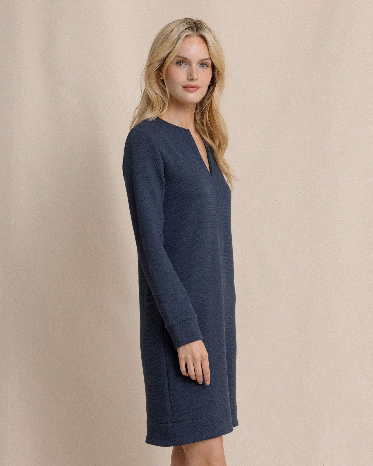 Cady Jacquard Dress - Dress Blue Southern Tide Limited Offer