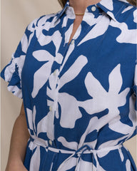 Tyra Printed Ruffle Sleeve Midi Dress Southern Tide Discount