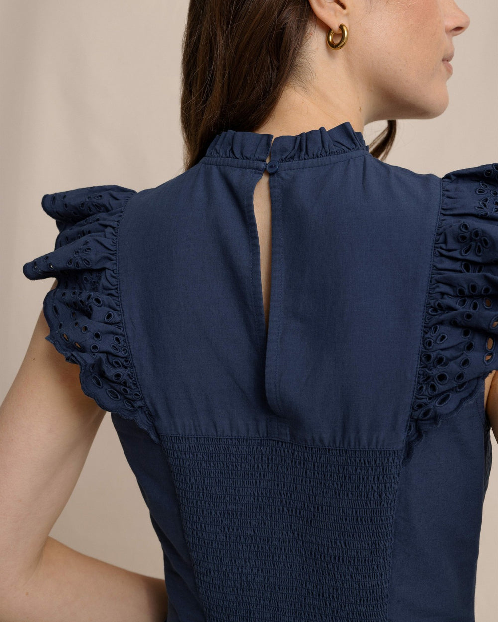 Rebekah Eyelet Midi Dress Southern Tide Discounted