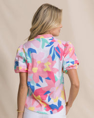 Payge Floral Print Poplin Top Southern Tide Exclusive Deal