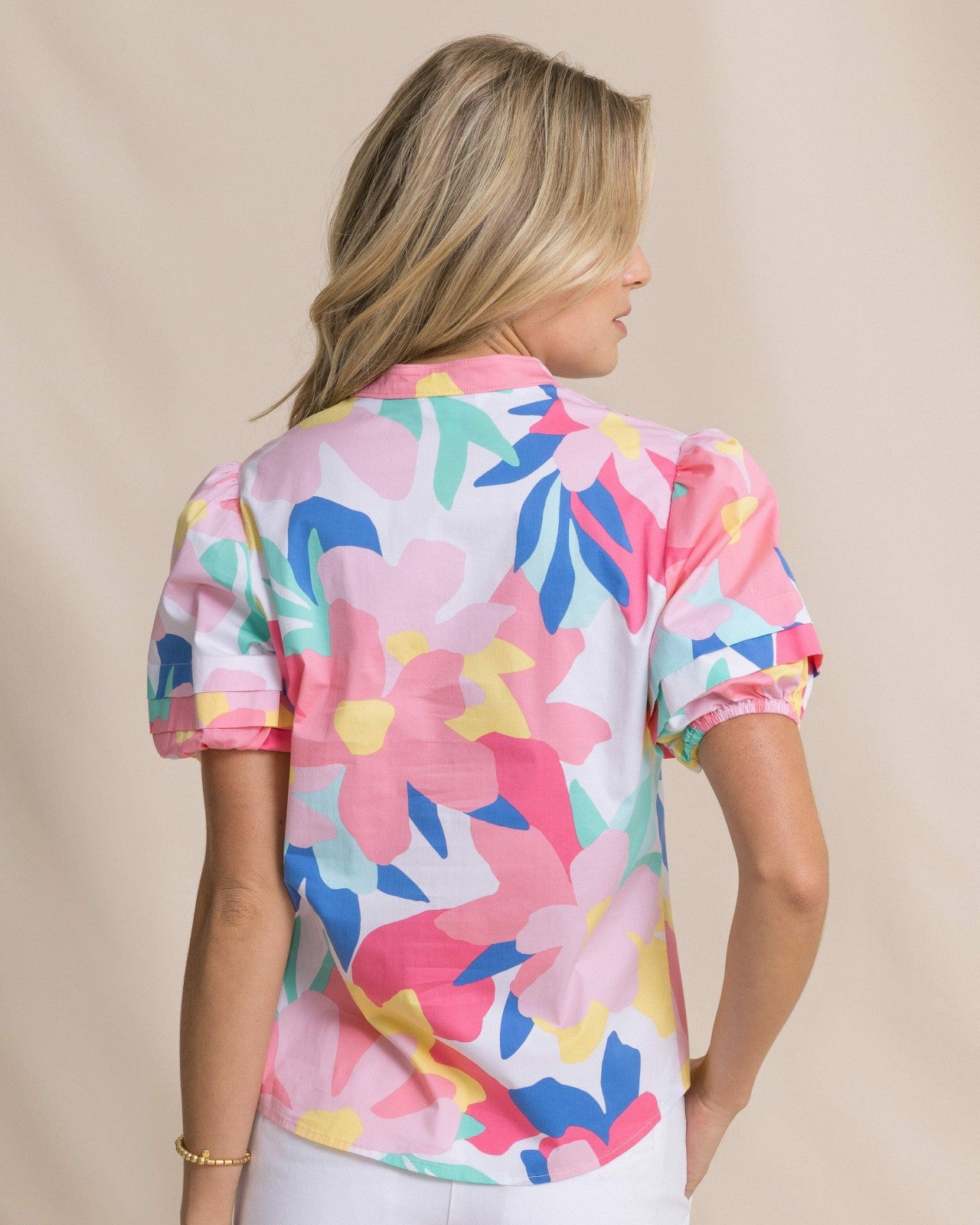 Payge Floral Print Poplin Top Southern Tide Exclusive Deal