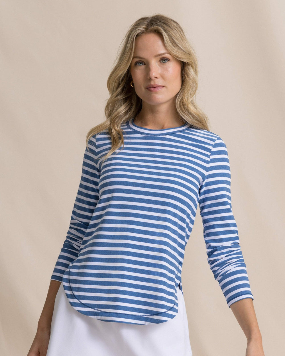 Linley Stripe Coastal Breeze® Performance Crew Southern Tide Special Offer