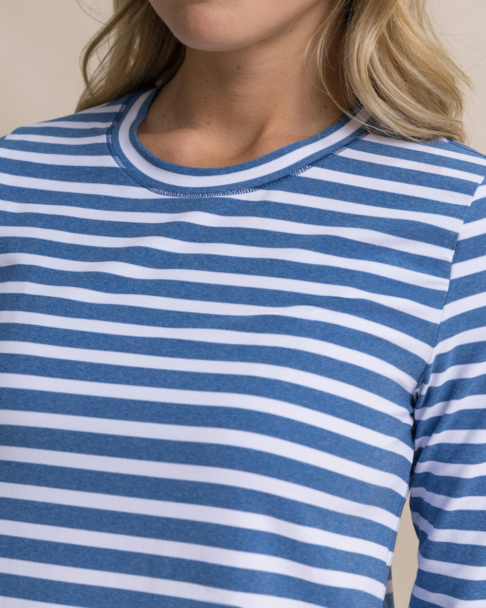 Linley Stripe Coastal Breeze® Performance Crew Southern Tide Special Offer