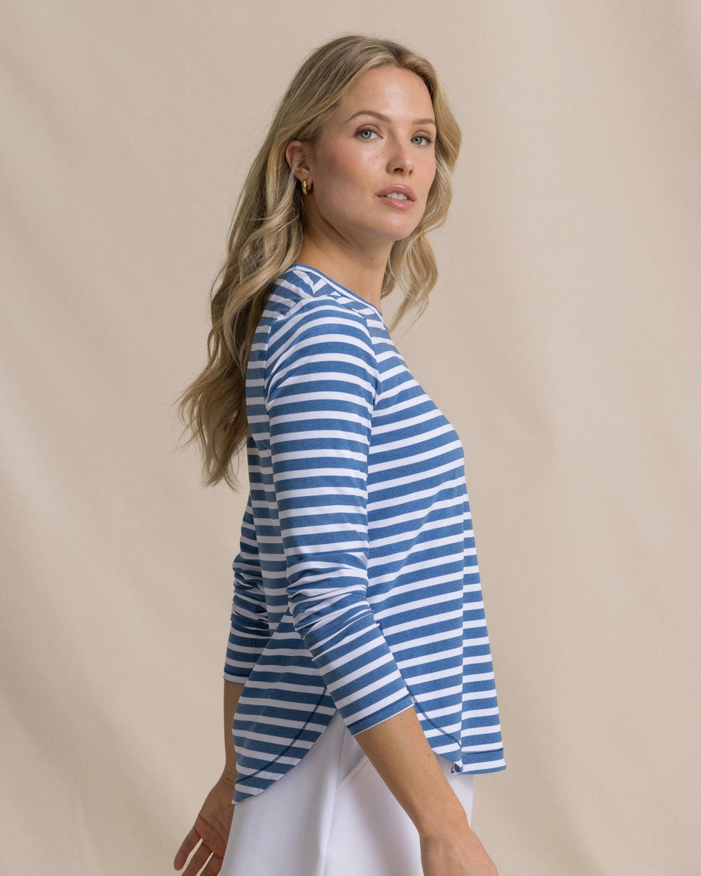 Linley Stripe Coastal Breeze® Performance Crew Southern Tide Special Offer