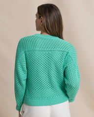 Ophelia Open Stitch Sweater - Florida Keys Southern Tide Hot Deal