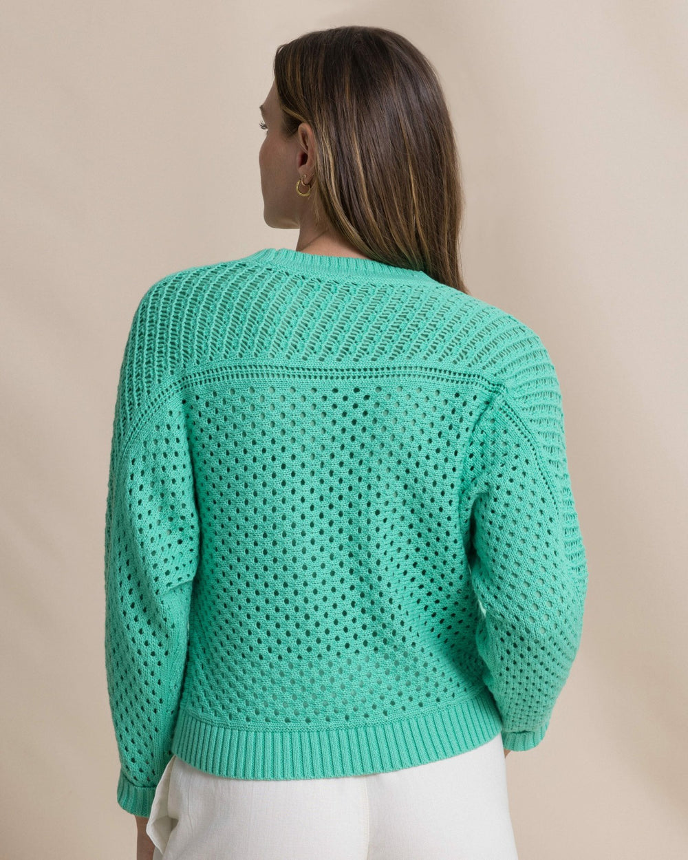 Ophelia Open Stitch Sweater - Florida Keys Southern Tide Hot Deal