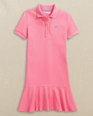 Skipjack Dropwaist Polo Dress - Sea Pink Southern Tide Discounted