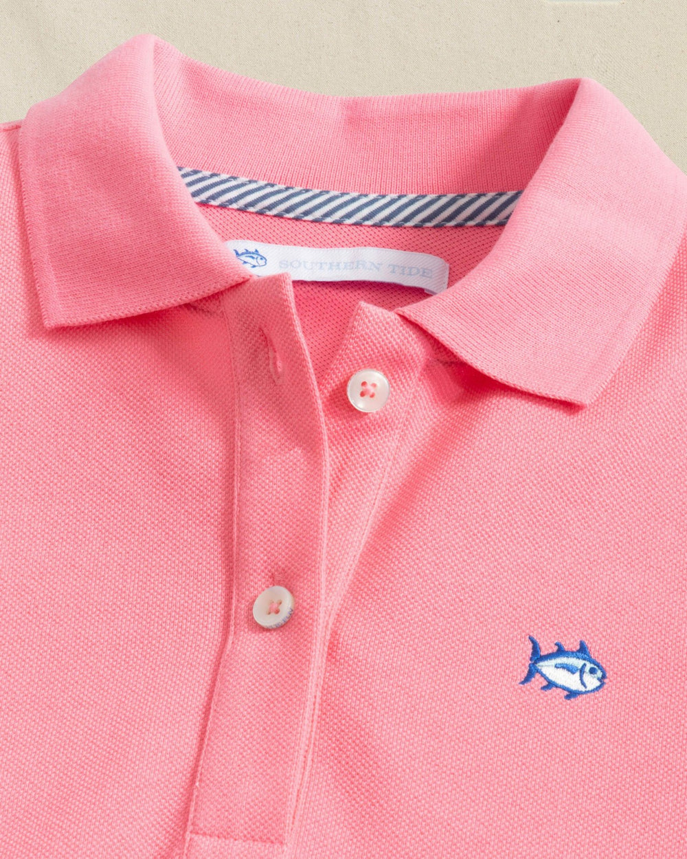 Skipjack Dropwaist Polo Dress - Sea Pink Southern Tide Discounted
