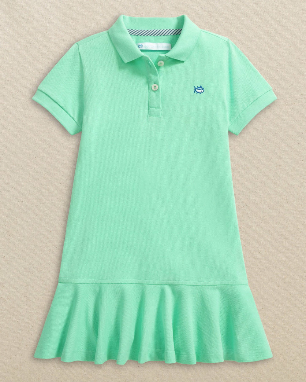 Girls Skipjack Dropwaist Polo Dress - Gulf Shores| Southern Tide Southern Tide Hot Deal