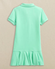 Girls Skipjack Dropwaist Polo Dress - Gulf Shores| Southern Tide Southern Tide Hot Deal