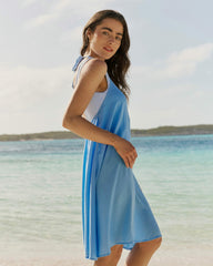 Halter Neck Short Cover-Up Dress Southern Tide Discounted