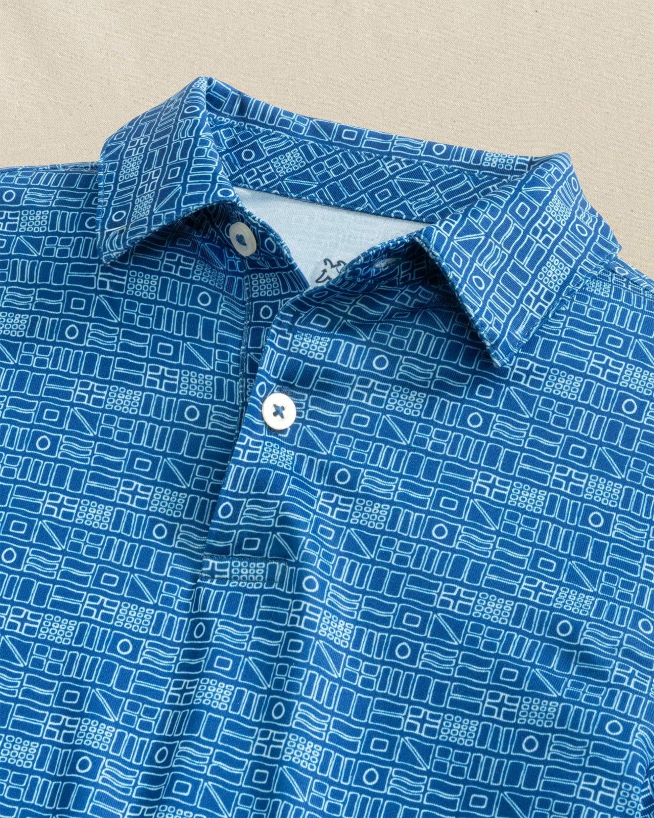 Boys Driver Nautical Flags Printed Performance Polo Southern Tide Savings
