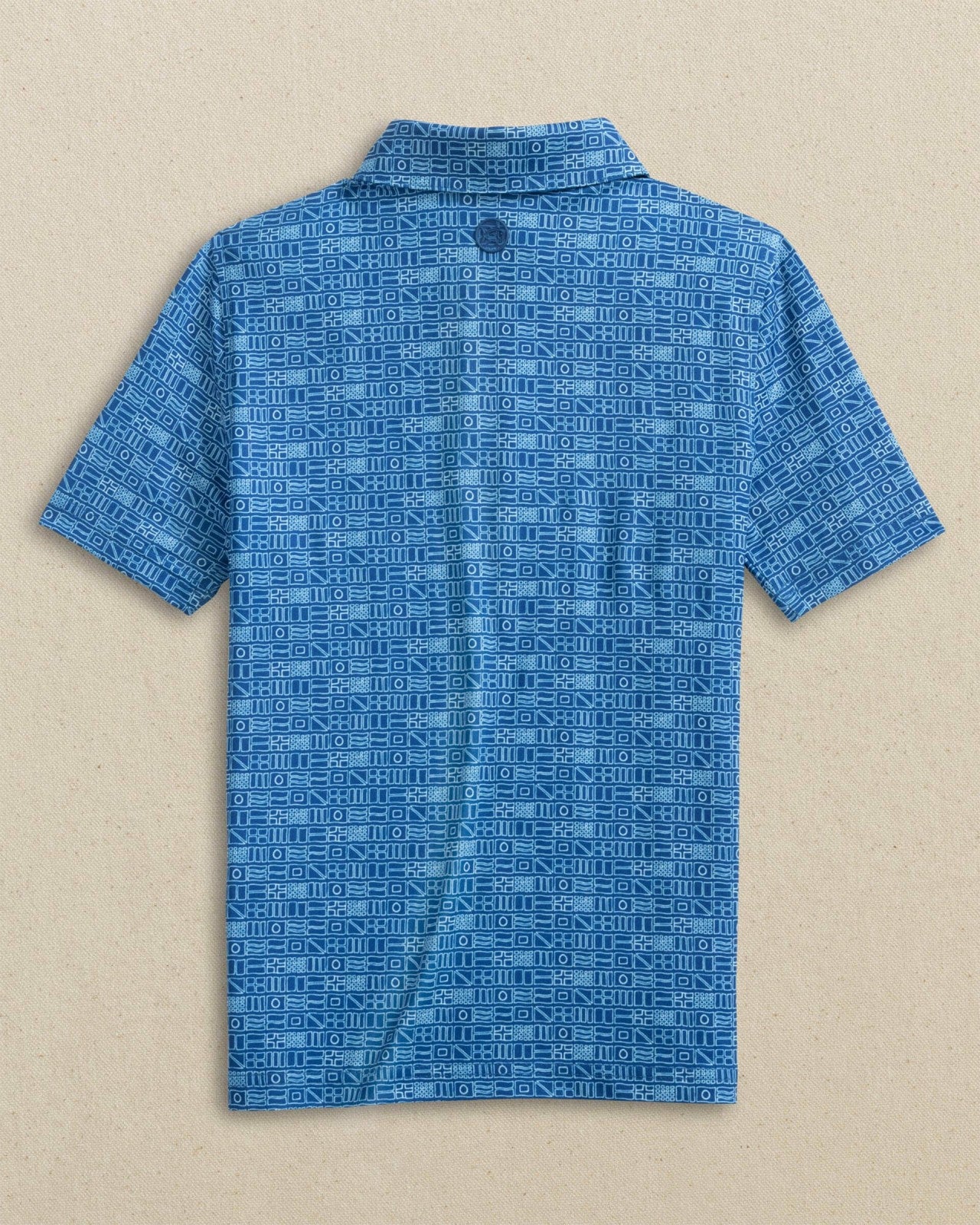 Boys Driver Nautical Flags Printed Performance Polo Southern Tide Savings