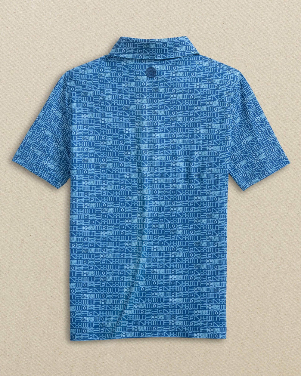 Boys Driver Nautical Flags Printed Performance Polo Southern Tide Savings