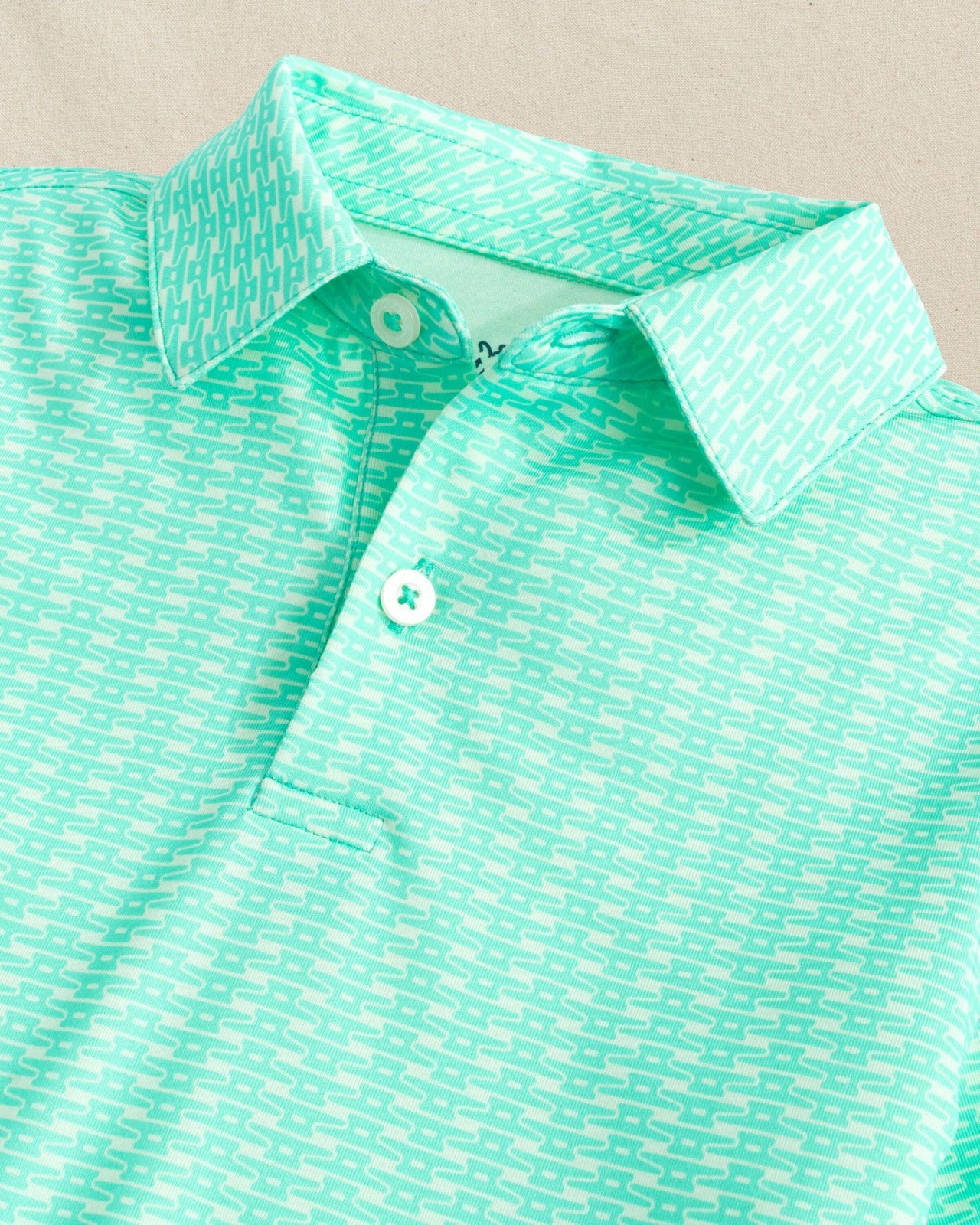Boys Pop Lock & Dock It Printed Performance Polo Southern Tide Bargain