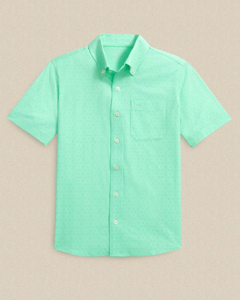 Boys Seaside Geo Short Sleeve Sport Shirt Southern Tide Sale