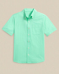 Boys Seaside Geo Short Sleeve Sport Shirt Southern Tide Sale