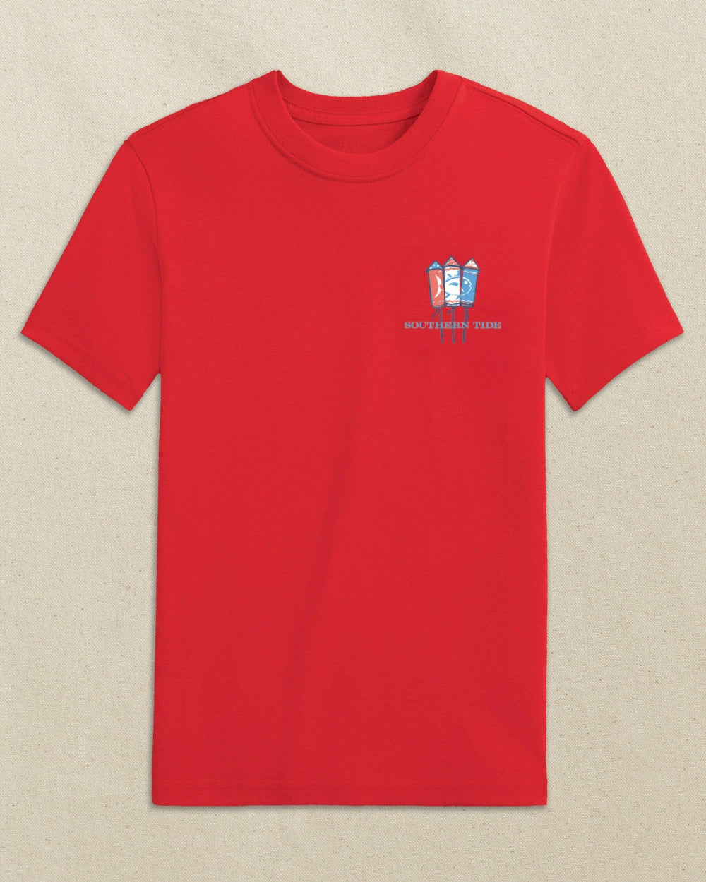 Kids Skipjack Fill Fireworks Short Sleeve T-Shirt Southern Tide Special Offer
