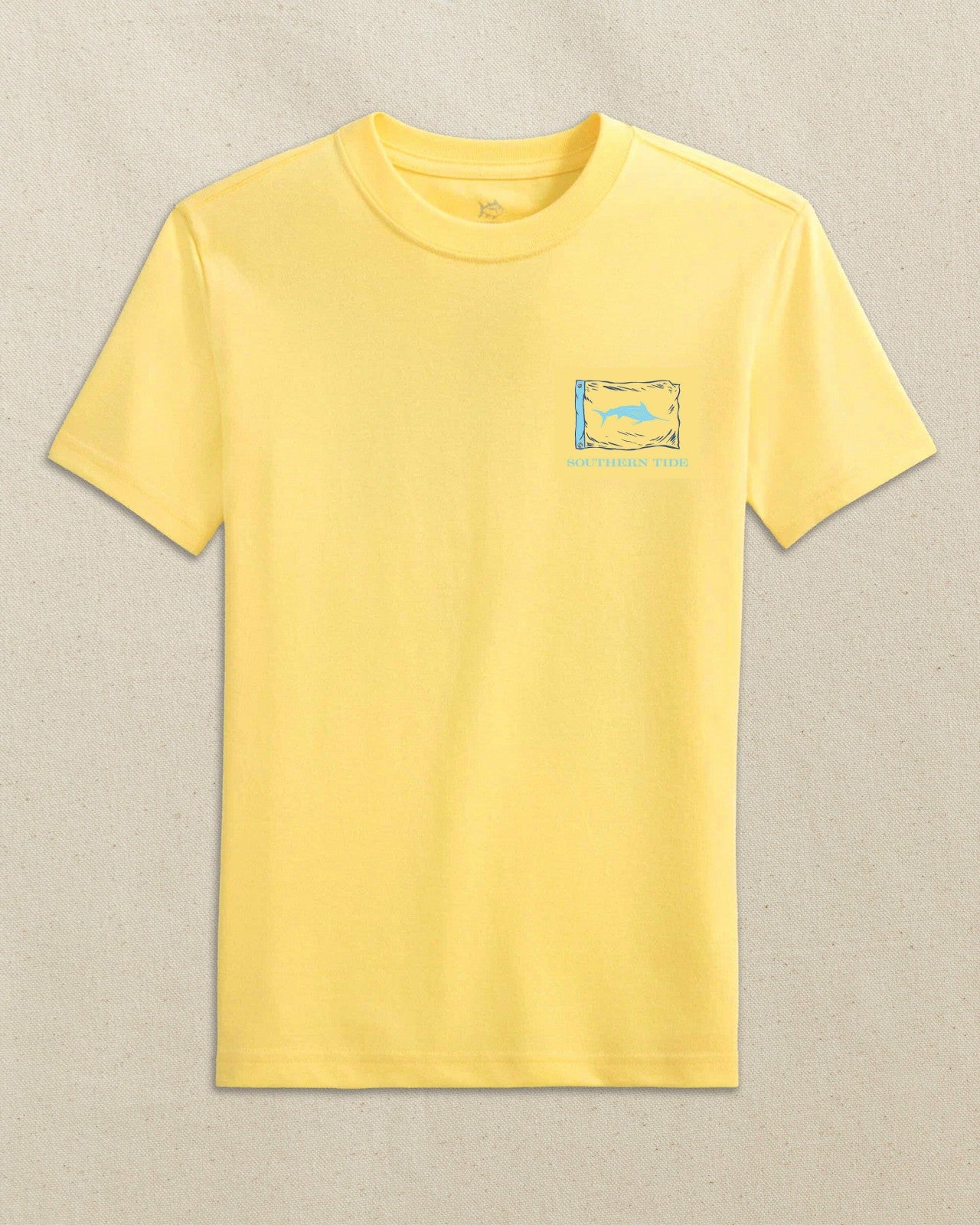 Kids Marlin Badge Short Sleeve T-Shirt Southern Tide Discounted