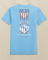 Kids Patriotic Bats Short Sleeve T-Shirt Southern Tide Outlets