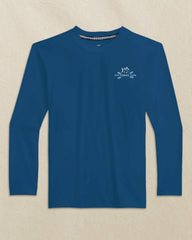 Kids Americana Performance Long Sleeve T-Shirt Southern Tide Bargain