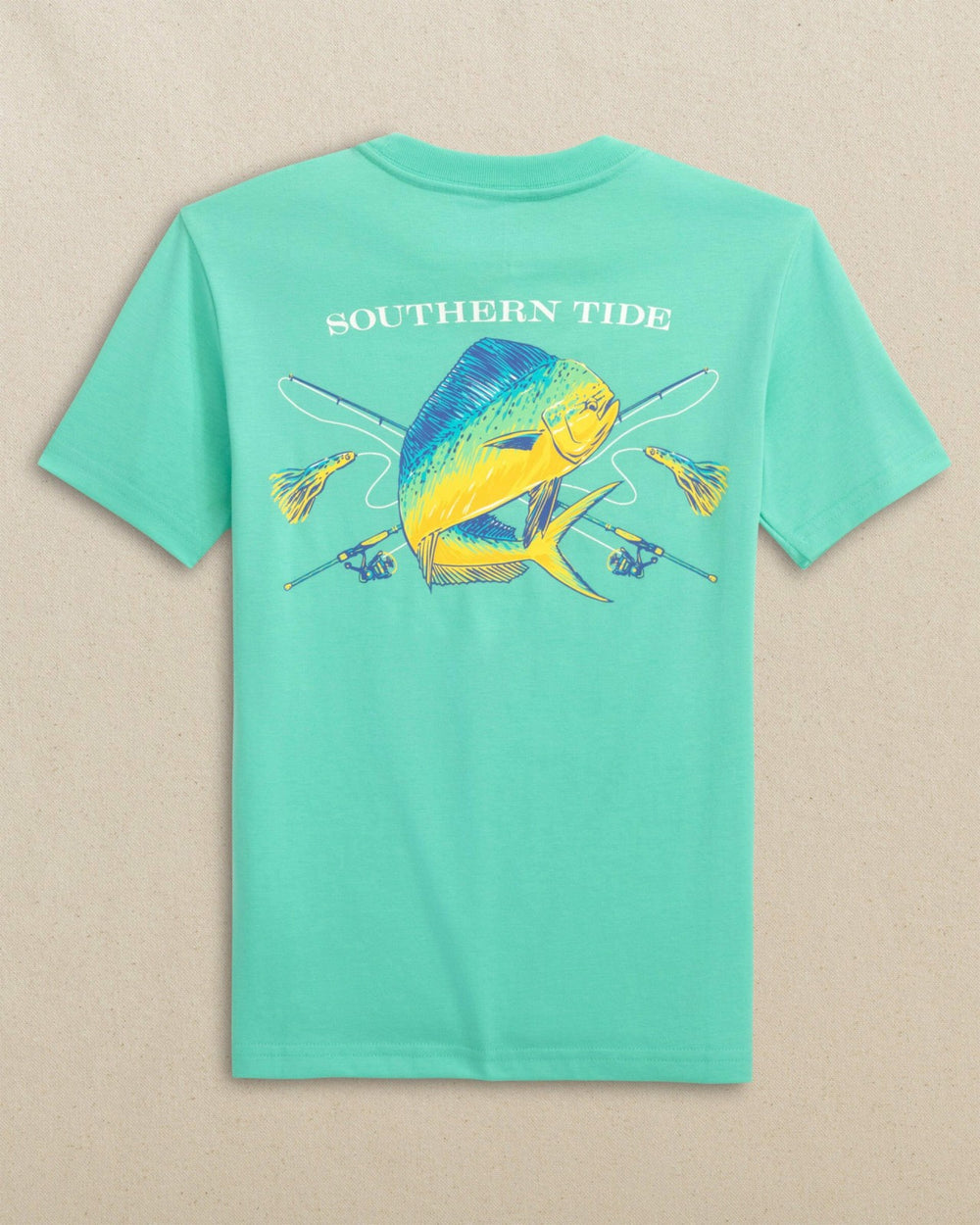 Kids Mahi Deep Sea Fishing Short Sleeve T-Shirt Southern Tide Exclusive Deal