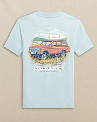 Kids Marsh Wagon Short Sleeve T-Shirt Southern Tide On Sale