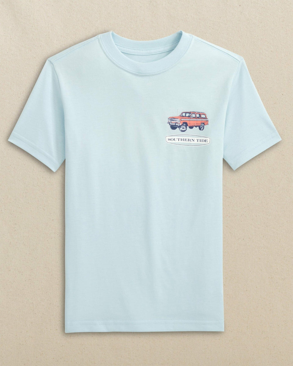 Kids Marsh Wagon Short Sleeve T-Shirt Southern Tide On Sale