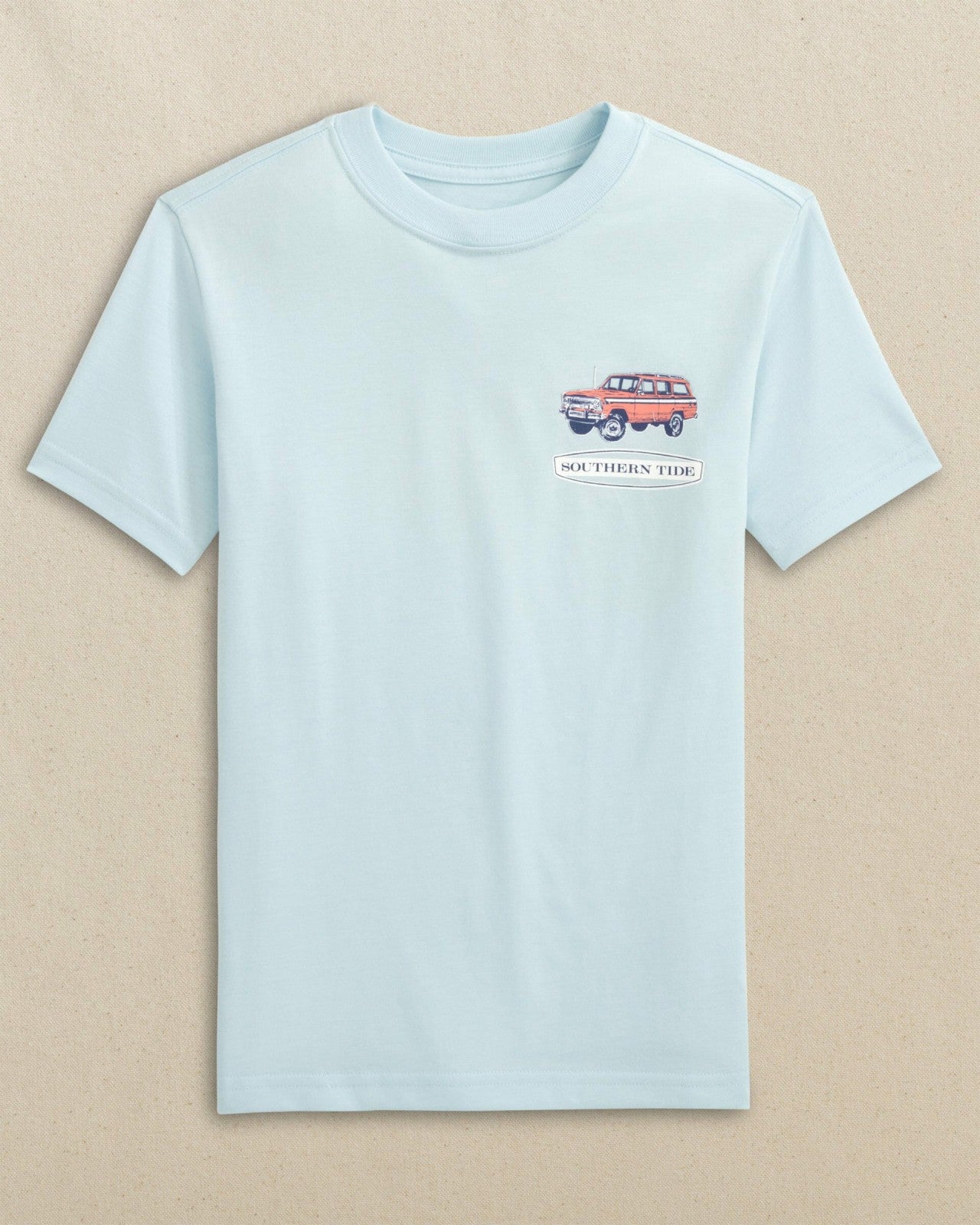 Kids Marsh Wagon Short Sleeve T-Shirt Southern Tide On Sale