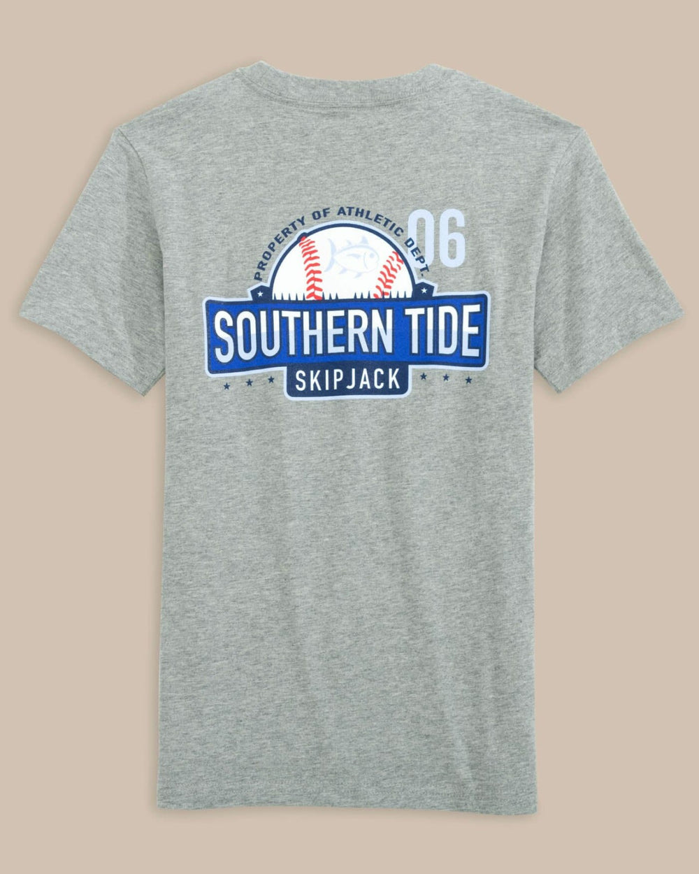Kids Skipjack Baseball Heather T-Shirt Southern Tide Special Offer