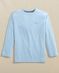 Kids Shark Attack Performance Long Sleeve T-Shirt Southern Tide Hot Deal
