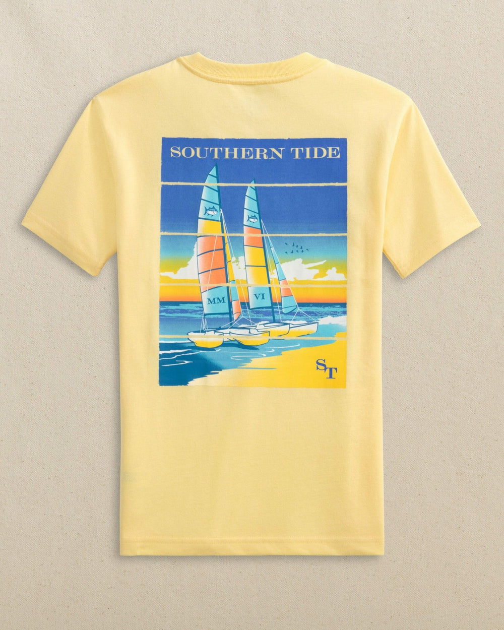 Kids Beach Catamarans Short Sleeve T-Shirt Southern Tide Outlets