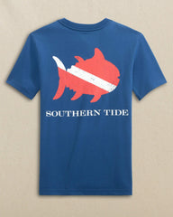 Kids Skipjack Scuba Flag Short Sleeve T-Shirt Southern Tide Bargain