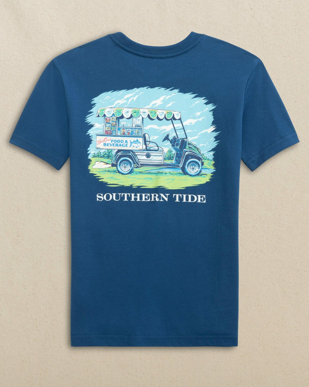 Kids Food & Beverage Cart Short Sleeve T-Shirt Southern Tide Limited Offer