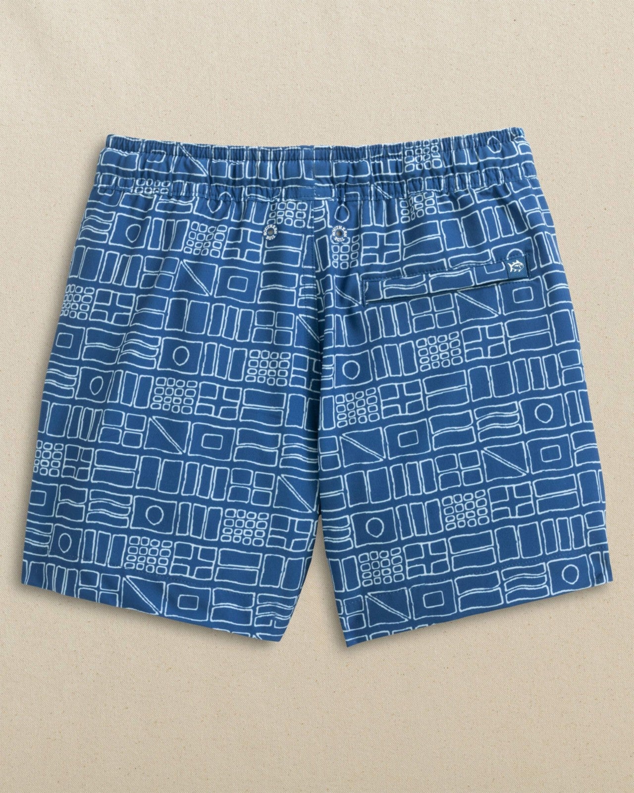 Boys Nautical Flags Swim Trunk Southern Tide Discount