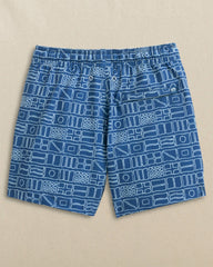 Boys Nautical Flags Swim Trunk Southern Tide Discount