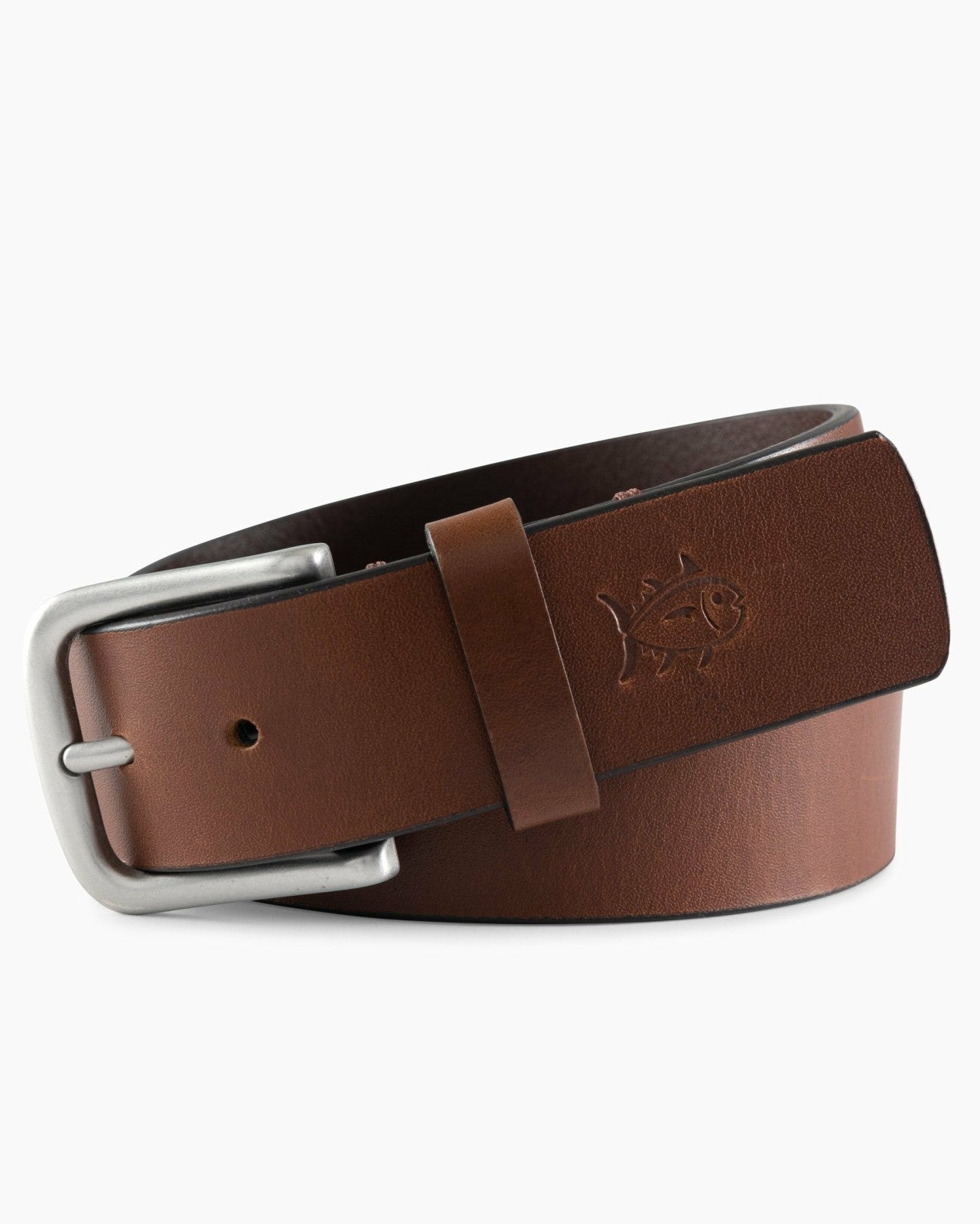 Boy's Classic Leather Belt Southern Tide Discounted