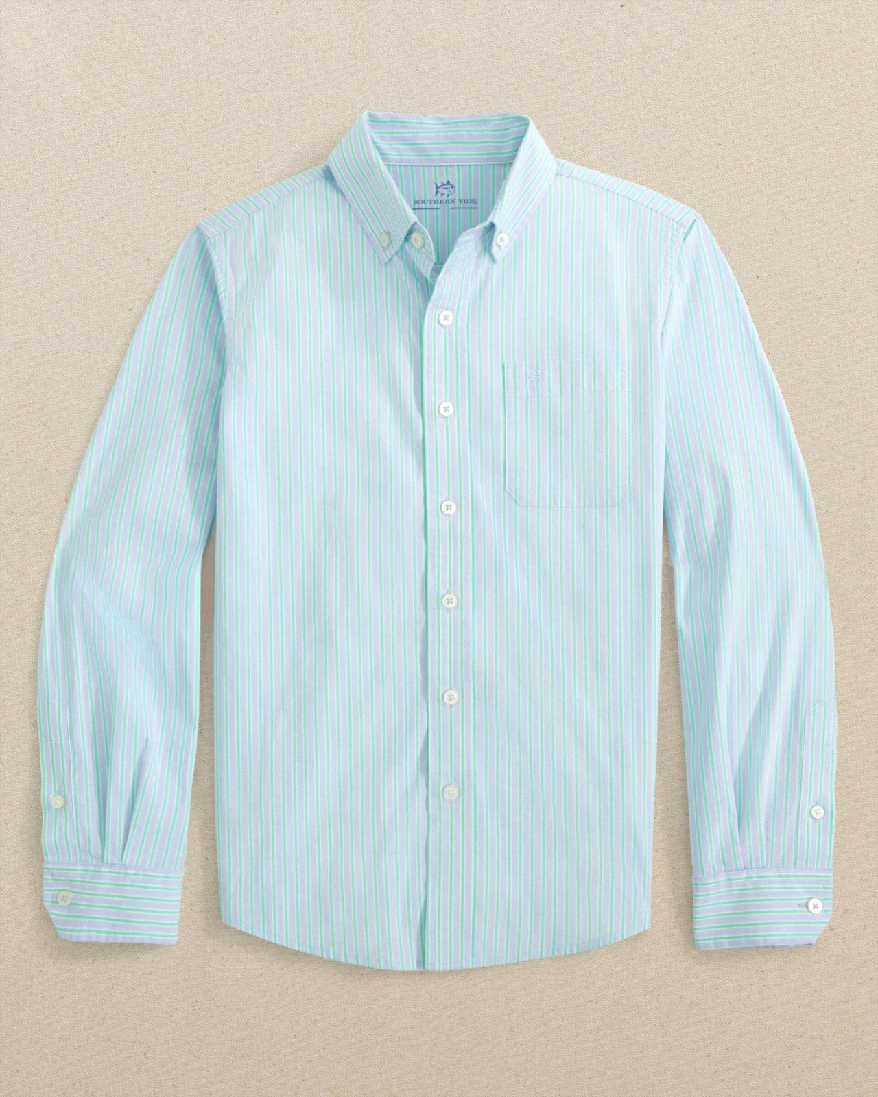 Boys Amelia Island Stripe Charleston Sport Shirt Southern Tide Outlets