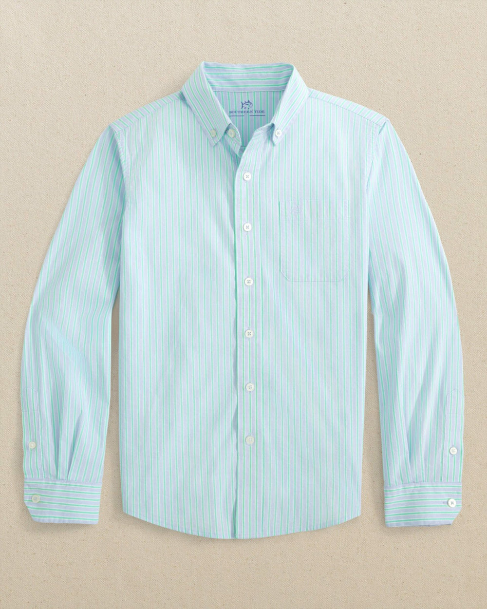 Boys Amelia Island Stripe Charleston Sport Shirt Southern Tide Outlets